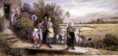 Yendo a la Feria de Myles Birket Foster