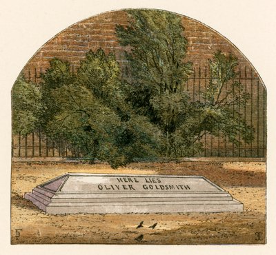 Aquí yace Oliver Goldsmith de Myles Birket Foster