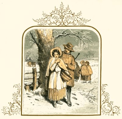 Amor en la nieve de Myles Birket Foster