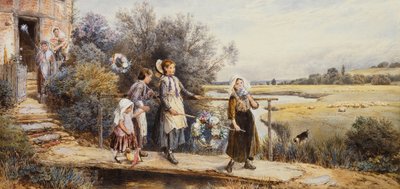 Guirnaldas del Primero de Mayo de Myles Birket Foster
