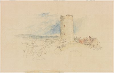 Viejo molino de viento en Windmill Hills, Gateshead de Myles Birket Foster