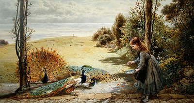 Pavos Reales de Myles Birket Foster