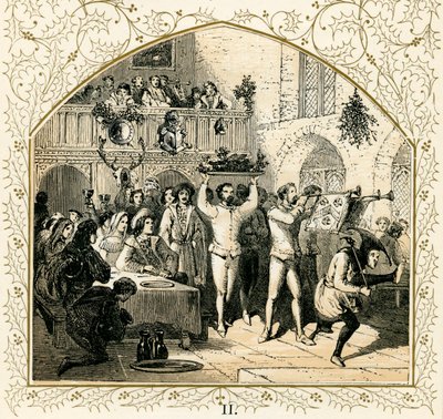 Presentando la cabeza del jabalí de Myles Birket Foster
