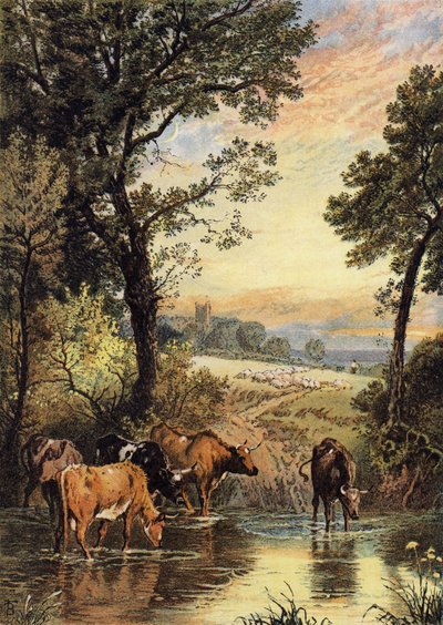 Noche de verano de Myles Birket Foster