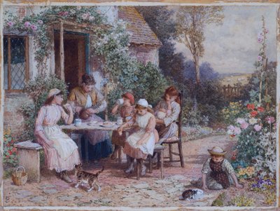 Hora del té de Myles Birket Foster