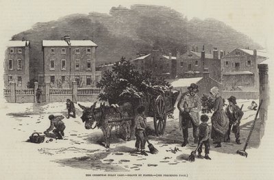El Carro de Acebo de Navidad de Myles Birket Foster