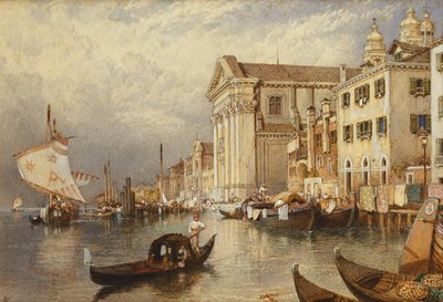 La iglesia de Santa María del Rosario o de los Gesuati, Venecia de Myles Birket Foster