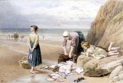 Los hijos del pescador de Myles Birket Foster