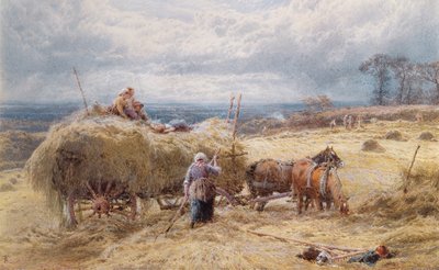 El carro de heno de Myles Birket Foster