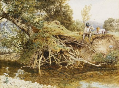 El joven pescador de Myles Birket Foster