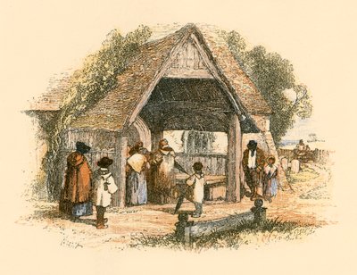 La iglesia del pueblo de Myles Birket Foster