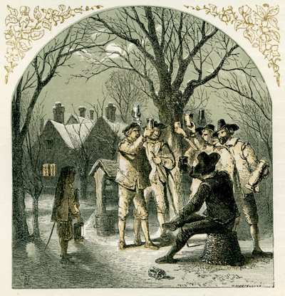 Bendición de los árboles frutales de Myles Birket Foster