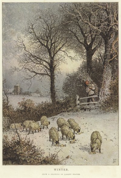 Invierno de Myles Birket Foster