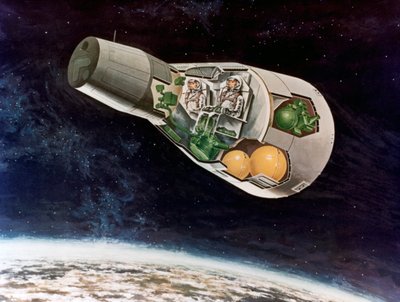 Un módulo lunar de la NASA, c1970s de NASA Images