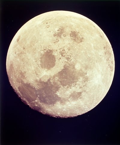 La Luna, misión Apolo II, julio de 1969 de NASA Images