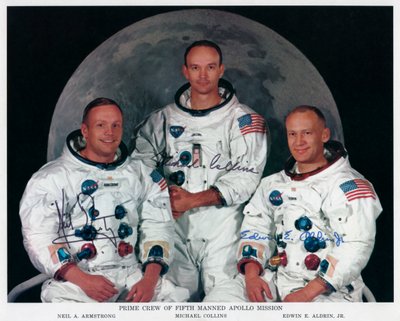La tripulación del Apolo 11, 1969 de NASA Images