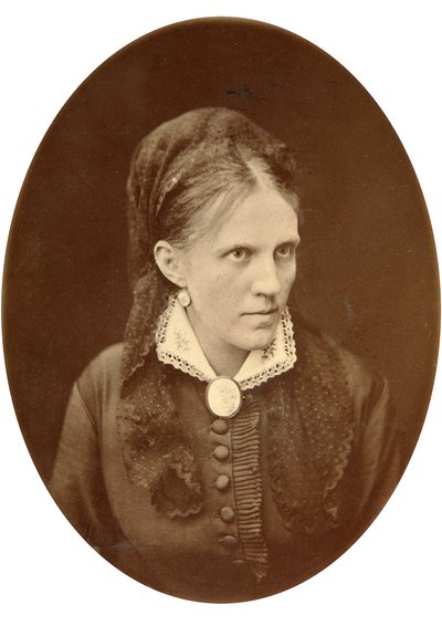 Anna Dostoyevskaya, esposa del autor ruso Fyodor Dostoyevsky, finales del siglo XIX o principios del XX de N.A. Lorenkovich