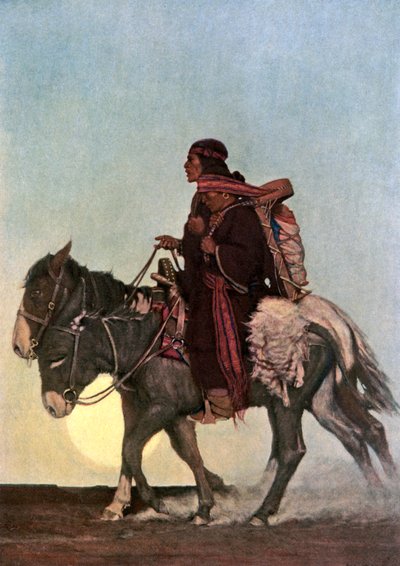 En el Sendero de Octubre, principios del siglo XX de NC Wyeth