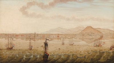 Vista de Esmirna (Izmir) de N. Knop (signed by artist)