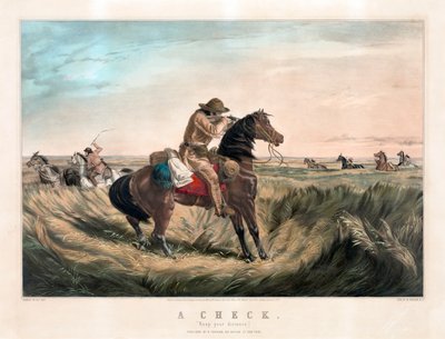 Pistolero del Viejo Oeste por Currier & Ives de Currier and Ives
