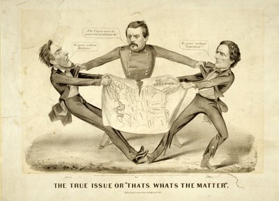 La verdadera cuestión o "Eso es lo que importa de N. and Ives J.M. (1824 95) Currier