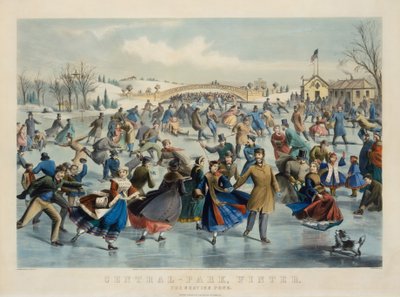 Central Park, Invierno – El Estanque de Patinaje de Currier and Ives