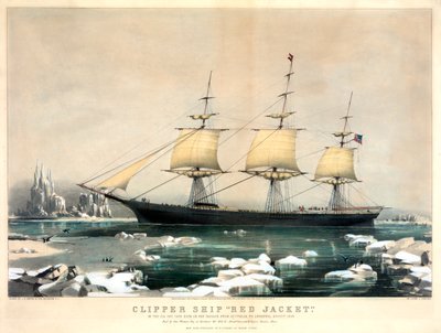Clipper Ship Red Jacket de Currier and Ives