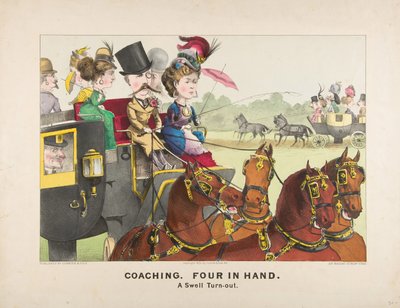 Coaching – Cuatro en Mano – Un Gran Despliegue de Currier and Ives