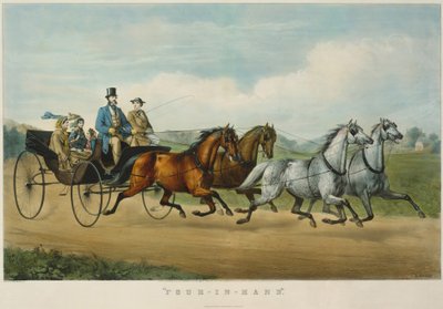 Cuatro en mano de Currier and Ives