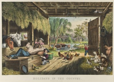 Vacaciones en el Campo, Moscas Molestas de Currier and Ives