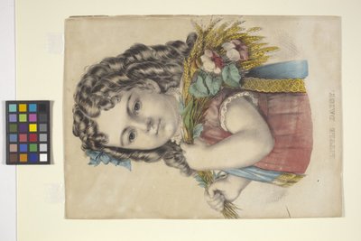 Little Daisy (litografía coloreada a mano) de N. and Ives J.M. (1824 95) Currier