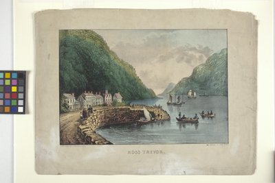 Ross Trevor (litografía coloreada a mano) de N. and Ives J.M. (1824 95) Currier