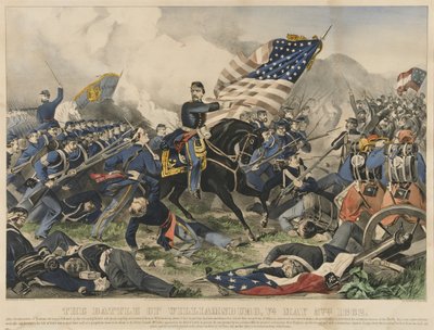 La Batalla de Williamsburg, Virginia el 5 de Mayo de 1862 de Currier and Ives
