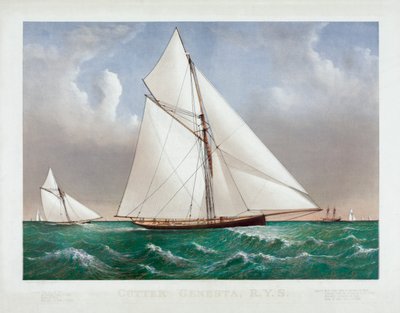 The Cutter Genesta de Currier and Ives