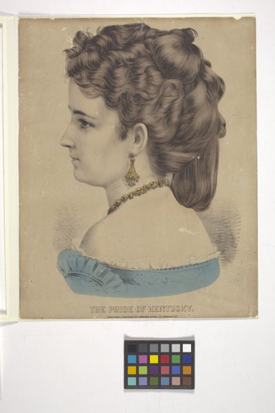 The Pride Of Kentucky (litografía coloreada a mano) de N. and Ives J.M. (1824 95) Currier
