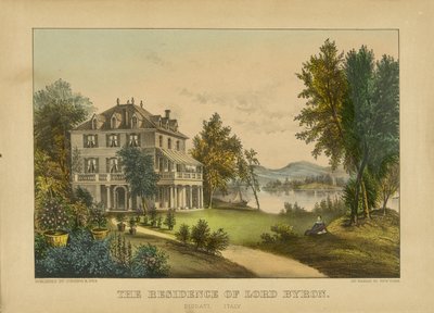 La residencia de Lord Byron de Currier and Ives