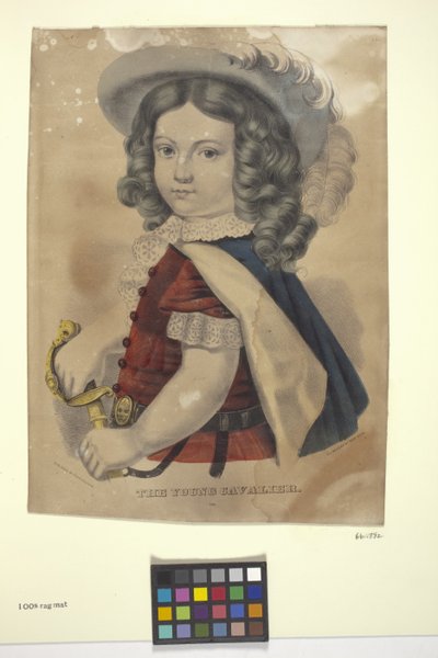 El joven caballero (litografía coloreada a mano) de N. and Ives J.M. (1824 95) Currier