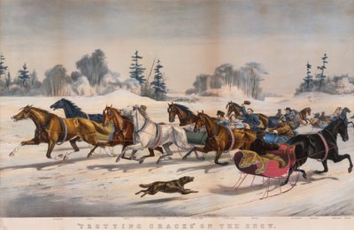 "Trotones" en la Nieve de Currier and Ives
