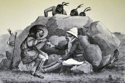 Un dandi en el camino de guerra de N. and Ives, J.M. Currier