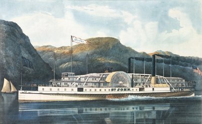 El Barco de Vapor del Río Hudson 