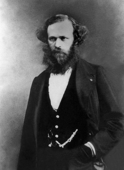 Arsène Houssaye (1815-1896) escritor francés, foto por Félix Nadar (1820-1910) de Nadar