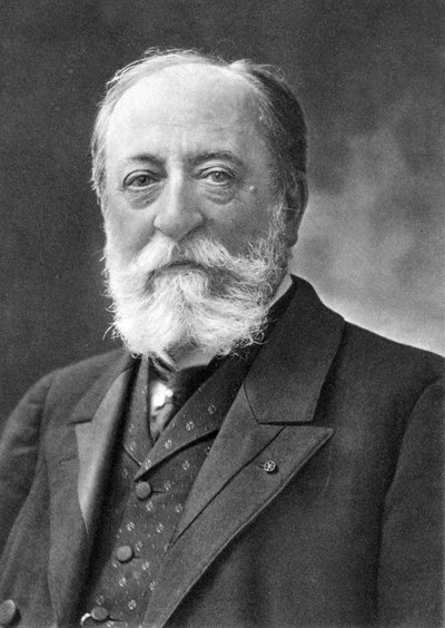 Camille Saint Saens (1835-1921) compositor francés, de una fotografía de Nadar, seudónimo de Gaspard-Felix Tournachon (1820-1910) de Nadar