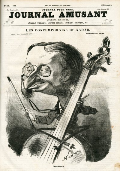 Portada de "The Fun Journal" de Nadar