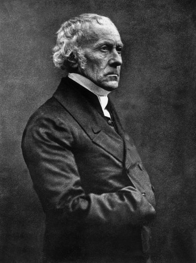 François Guizot (1787-1874) historiador y político francés, abril 1850 de Nadar