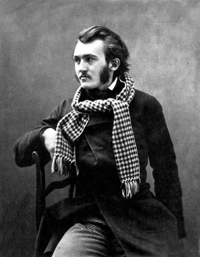 Gustave Doré, grabador francés (1832-1883), fotografiado por Nadar de Nadar