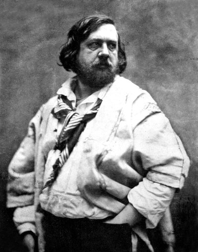 Poeta francés Théophile Gautier, fotografiado por Nadar, c.1854-1855 de Nadar