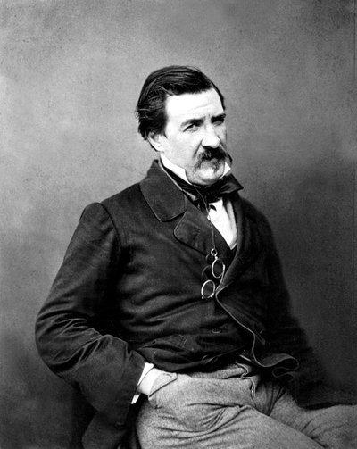 Escritor francés Jules Champfleury fotografiado por Nadar, c.1865 de Nadar