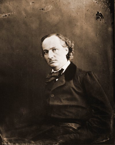 Retrato de Charles Baudelaire, escritor 1821-1867 de Nadar