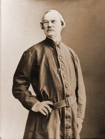 Retrato de Joseph Lemercier, impresor-litógrafo 1803-? (foto) de Nadar