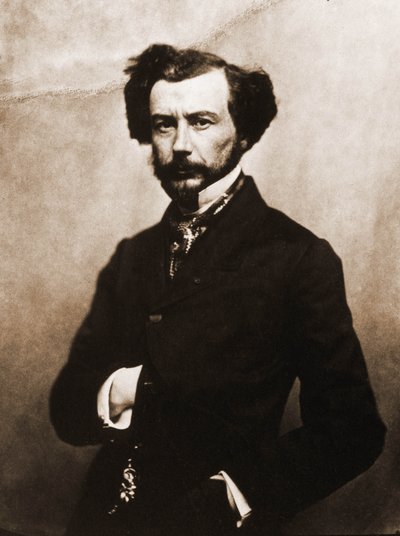 Retrato de Maxime Du Camp, escritor 1822-1894 (foto) de Nadar